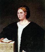 LICINIO, Bernardino Portrait of a Woman  g oil painting on canvas